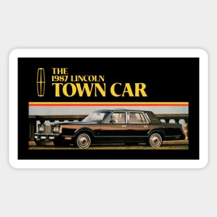 1987 LINCOLN TOWN CAR - brochure Magnet